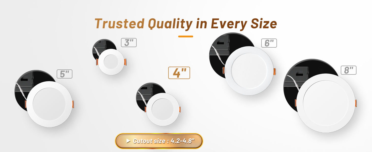 led recessed lights