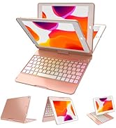 iPad Keyboard Case for iPad 6th Gen 2018, iPad 5th Gen 2017, iPad Pro 9.7, iPad Air 2, iPad Air 1...