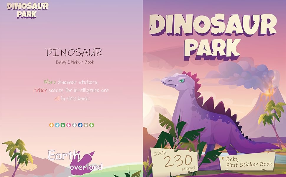 dinosaur sticker books for kids boys ages 3-8 5-7 3-5 8-10 4-6 4-5 crafts 6-8 big reusable baby