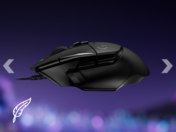 An angle zoom of G502 X Corded