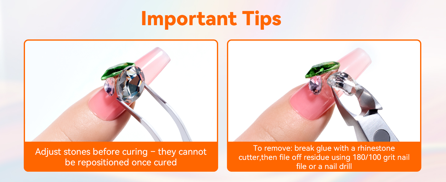 nail rhinestone glue