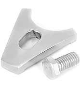 Chrome Steel Distributor Clamp Hold Down with Screw Distributor Clamp Chrome Steel Hold Down SBC ...