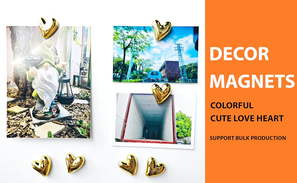 gold magnets decorative magnet