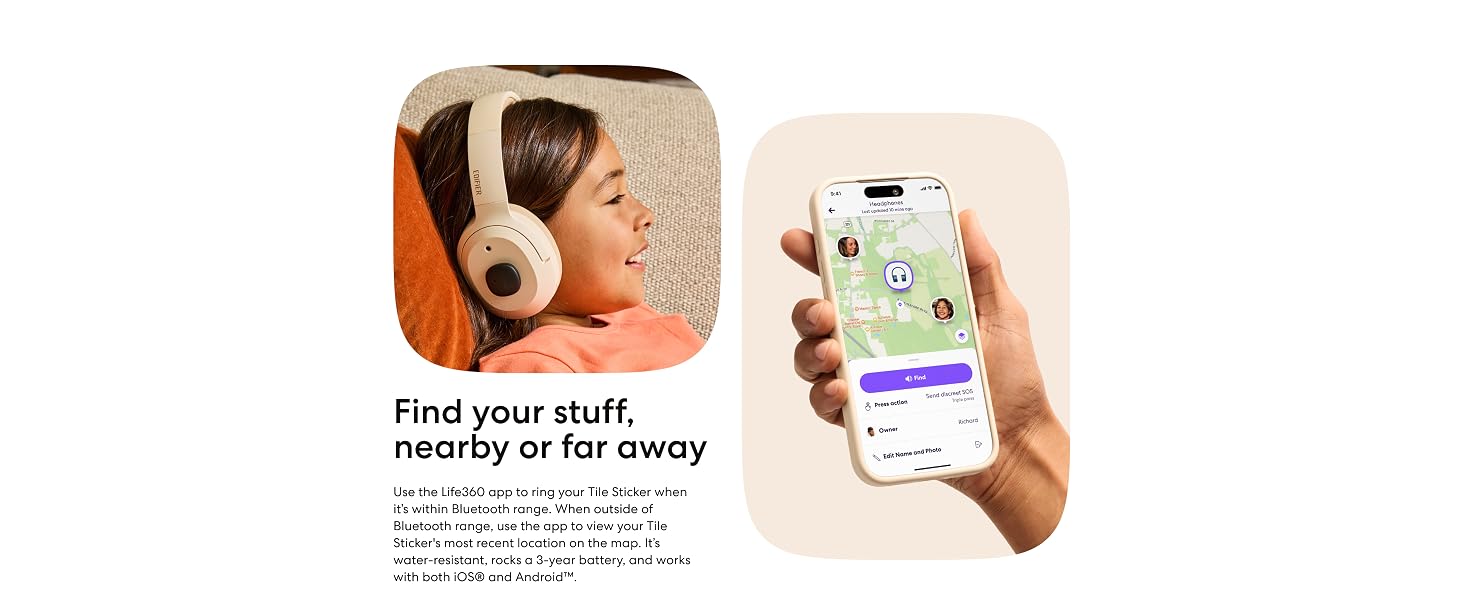Find your stuff, nearby or far away
