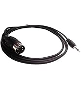 5-Pin DIN-Male Cable, 5 Pin Din to 3.5mm(1/8in) TRS Stereo Male Jack Stereo Audio Cable forB & O ...