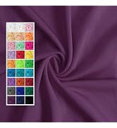 HHZZMIAO 59" Width Nylon Spandex Fabric, 80% Nylon & 20% Spandex, Swimwear, Activewear Fabric 4-W...