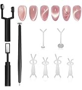 Plman 3 in 1 Y-Shaped Cat Eye Nail Magnet, Double Head Cat Eye Gel Nail Polish Magnet, Detachable...