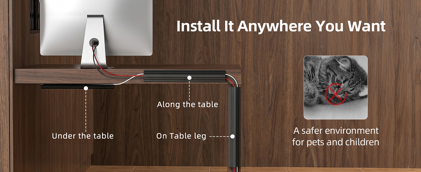 under desk cable management