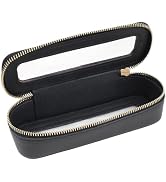 FFpaw Clear Makeup Brush Holder, Makeup Brush Bag Portable Travel Makeup Bag Makeup Brush Organiz...