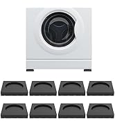 SEISSO Anti Vibration Pads for Washing Machine, Anti Skid and Anti Shake Washer Anti Vibration Pa...