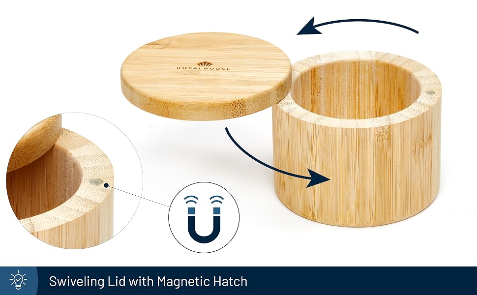 Bamboo Salt Holder