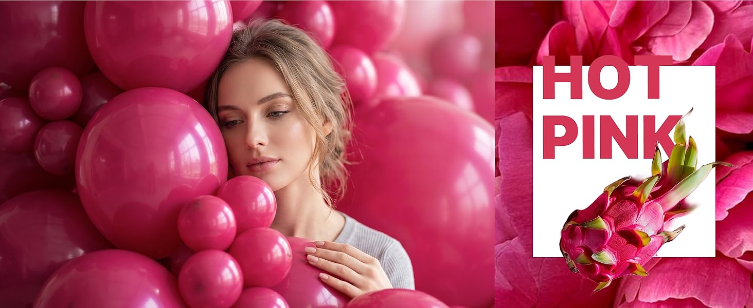Hot Pink Balloons