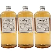 A LA MAISON Sweet Almond Natural Hand Wash Made with Essential Oils - Plant-Based,...