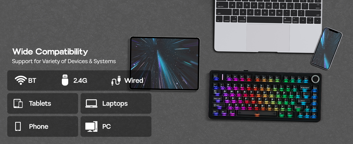F75 wireless gaming keyboard