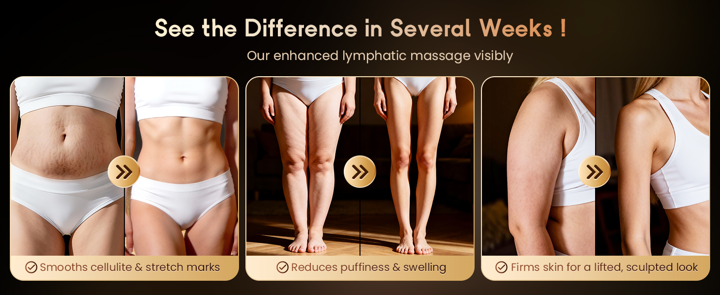 Lymphatic Drainage Massager and Anti Cellulite Massage Tool