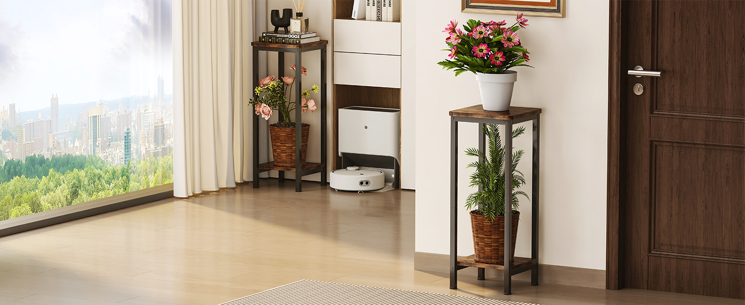 Metal plant stand