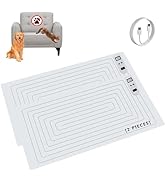 SEERWAY 2 Rechargeable Pet Shock Mats Same Size, Cat Repellent Pad, Cat Deterrent Mat, Electric T...