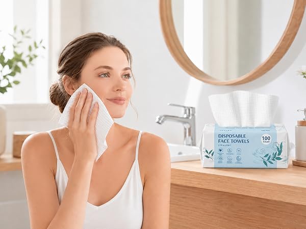 disposable face towels