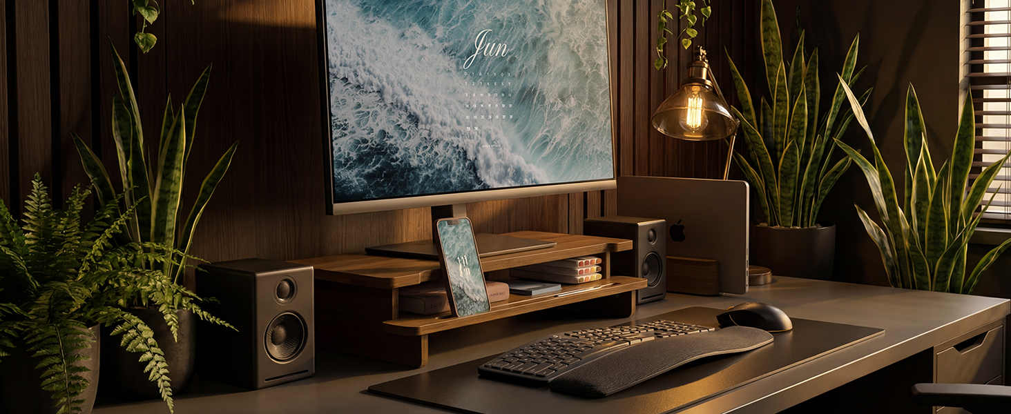 desk shelf for monitor