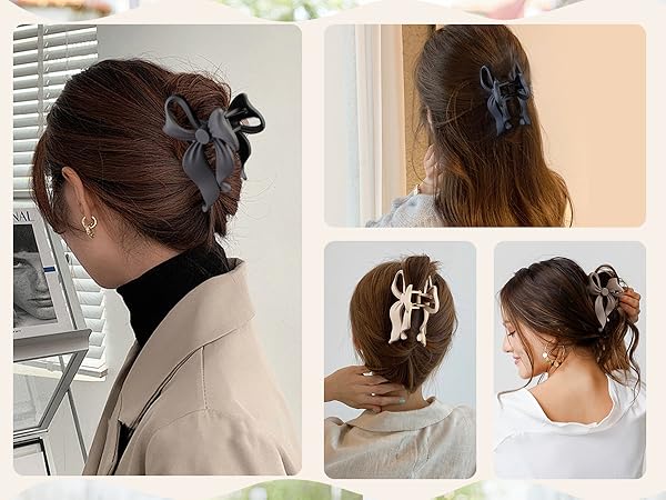 Neutral colored clips