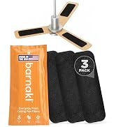 Barnakl Everyday Fresh Ceiling Fan Air Purifier Filters, Coconut Shell Carbon Fan Filters Trap Du...