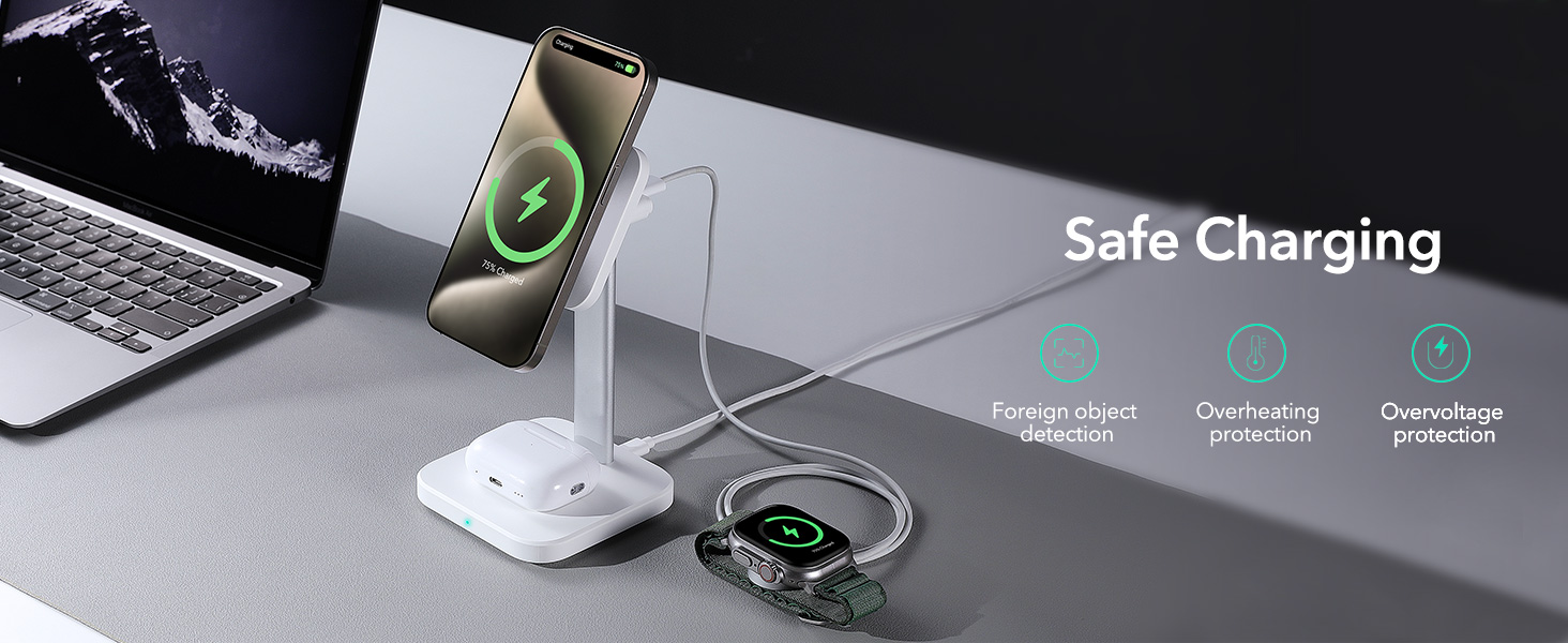 2 in 1 magsafe charger stand