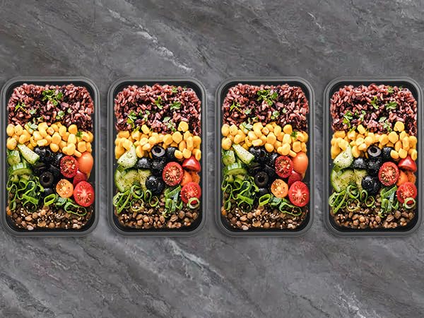 collapsible meal prep containers