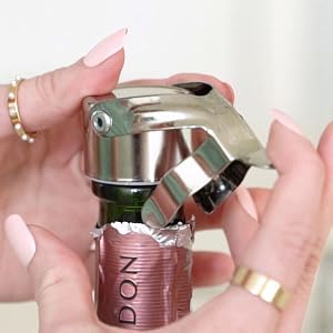 Champagne bottle stoppers commercial stainless steel durable chrome vacuum pump seal fizz cider beer