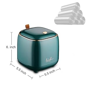 Mini garbage can with lid