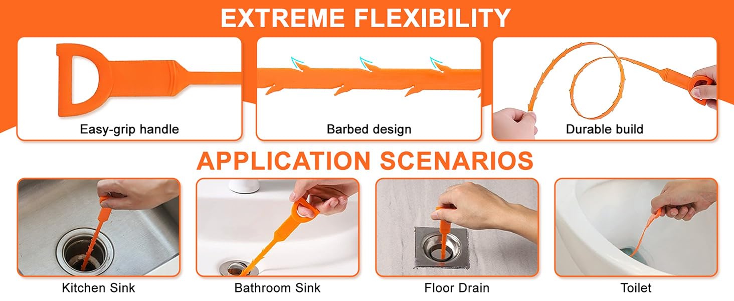 Drain Snake Hair Remover