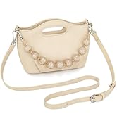 Glamzlele Small Crossbody Bags for Women Clutch Purse Vegan Leather Evening Bag with Removable Pe...