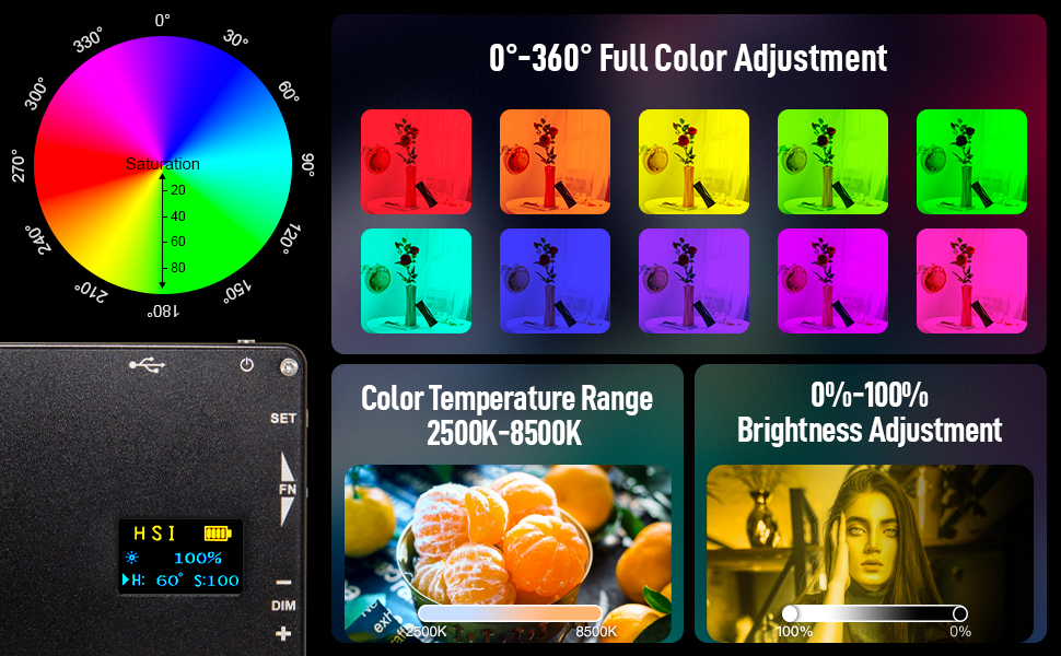 Various ideal lighting options