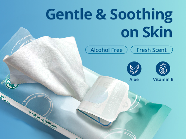 aloe vera vitamin ve microwavable sensitive skin hypoallergenic elderly care travel bedridden