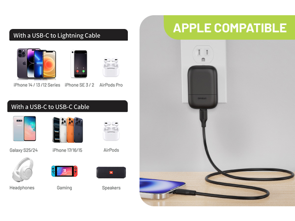 30W type c charger fast charging
