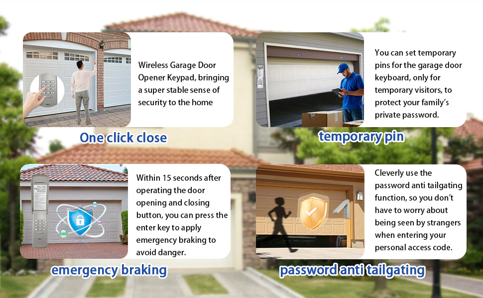 chamberlain garage door keypad