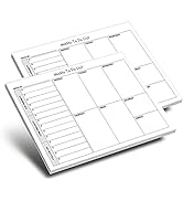 work desk notepad weekly to do list notepad weekly desk planner task time sheet tracker notes paper