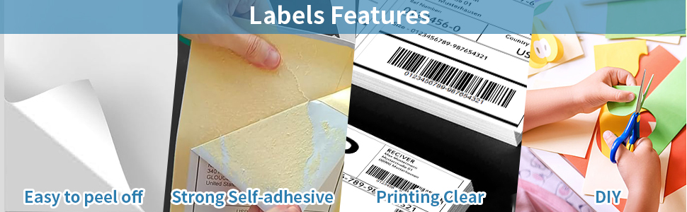 Shipping labels features