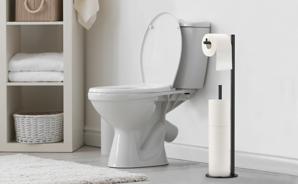 toilet paper holder stand