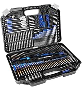 COMOWARE Drill Bit Set, 246 Pcs Drill Bit Sets for Cordless Drill, Metalworking & Multipurpose Dr...