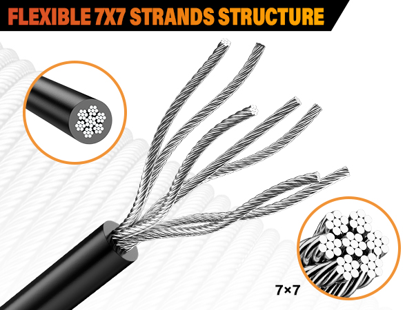 black cable