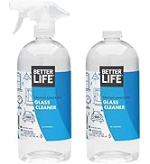 Better Life Glass Cleaner, Streak-free Window Cleaner, Surface Cleaning Spray, Mirror, Screen and...