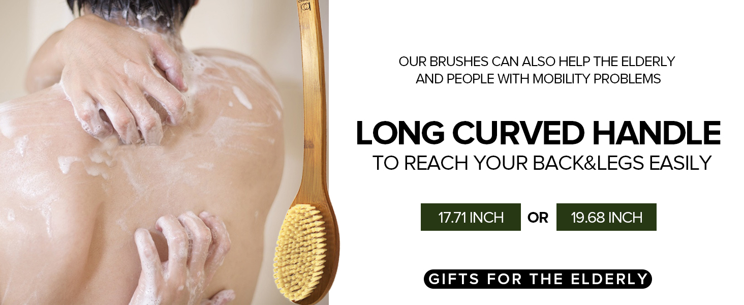 icandoit long hande shower brush