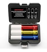 NORTOOLS 1/2 Drive Extra Long Impact Lug Nut Socket Set, 3pcs CR-MO Lug Nut Thin Wall Extra Long ...