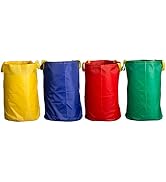 Wowagoga Potato Sack Race Bags 28x40'', Colorful Jumping Pocket Adult Sense Sports Game Equipment...