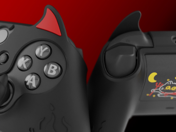 PlayVital Cute Demon Silicone Cover for Xbox Series X/S Controller,