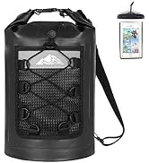 HEETA Waterproof Dry Bag for Women Men(Upgraded Version), 5L/ 10L/ 20L/ 30L Roll Top Lightweight ...