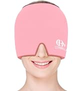 Migraine Relief Cap, Soothing Headache Ice Face Mask Products, Hot and Cold Therapy, Migraine Hea...