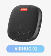 AIRHUG Conference Speaker and Microphone, Bluetooth Speakerphone with 360° Voice Pickup, Advanced...