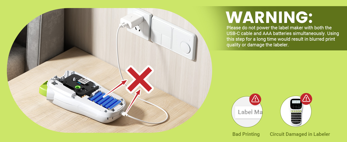 Compatible with brother p-touch label maker