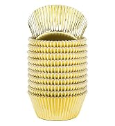 Foil Cupcake Liners gold